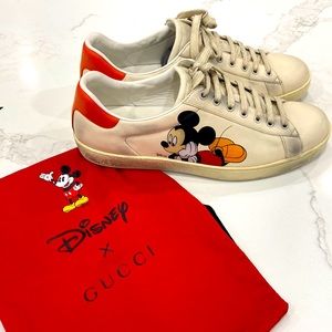 Gucci x Disney Ace Mickey Mouse Sneaker 10 US